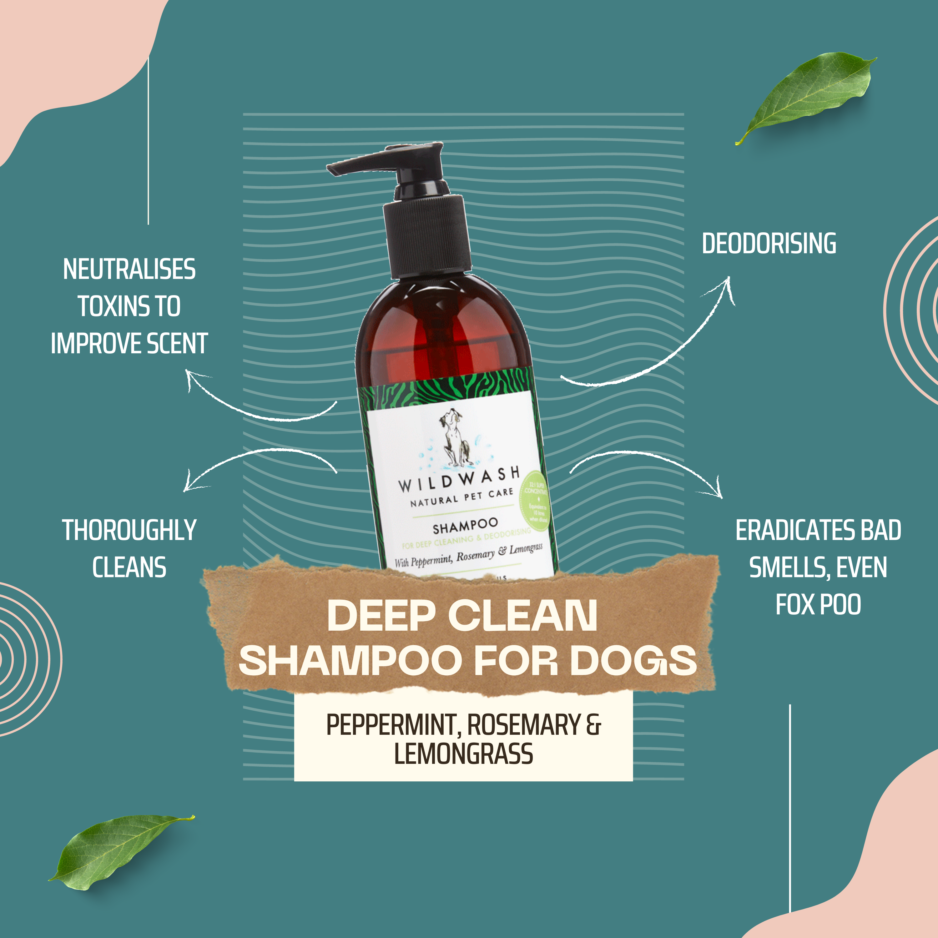 Deep Clean Shampoo For Dogs 50ML