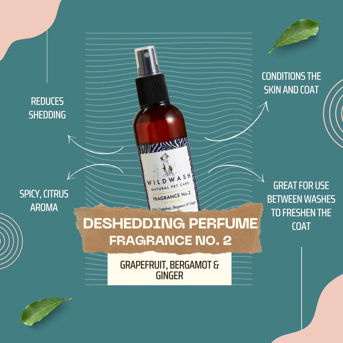Deshedding Dog Perfume Fragrance No.2 200ml