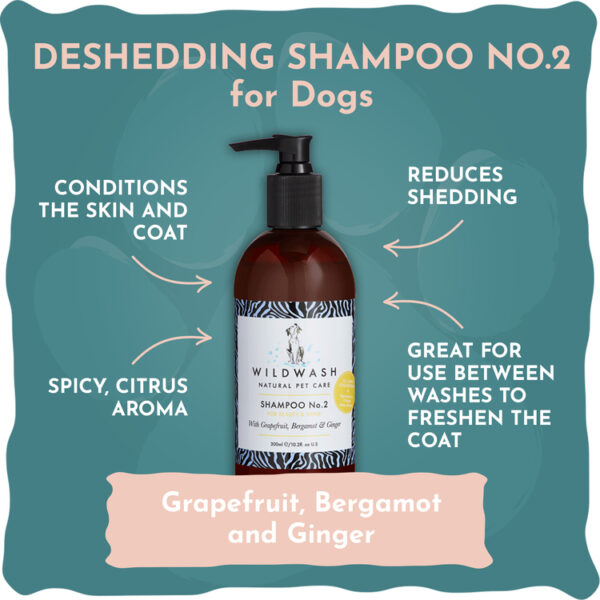 Deshedding Shampoo Fragrance No.2 for Dogs 300ml