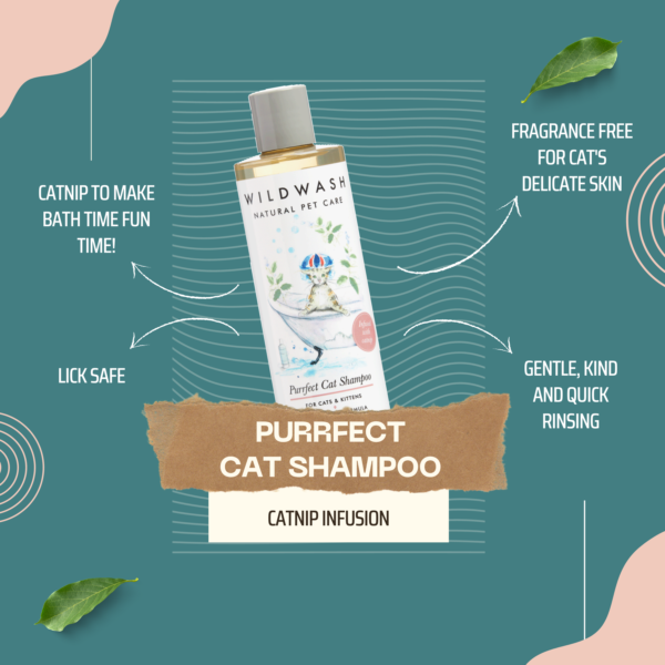 2x Purrfect Cat Shampoo 250ml Bundle