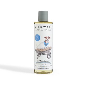 WildWash Yard Dog Shampoo – 2-in-1 Natural Shampoo & Conditioner for Dogs 250ml