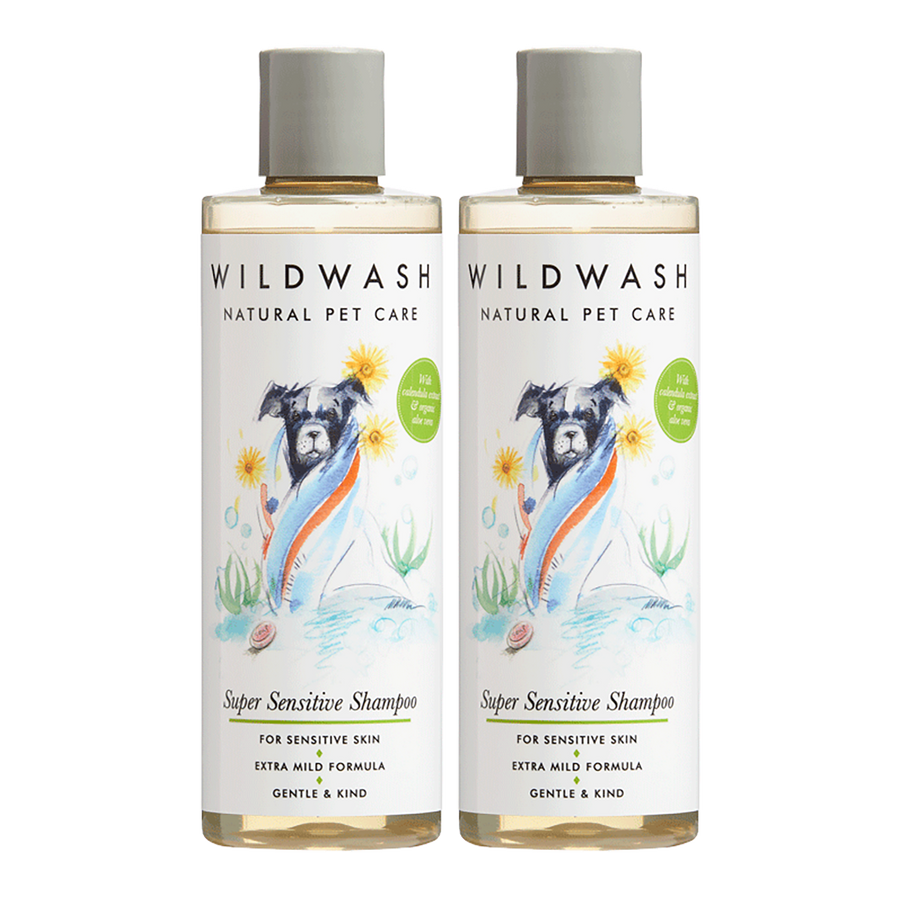 WildWash PET Super Sensitive Shampoo 2x250ml - WildWash.Pet